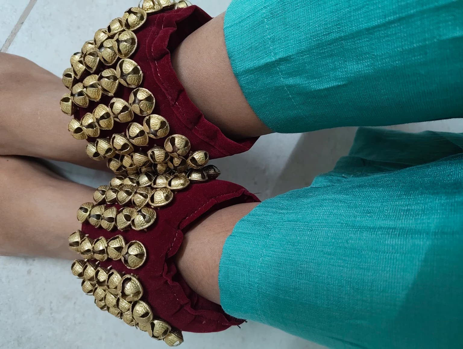 Ankle bells worn for classical dance